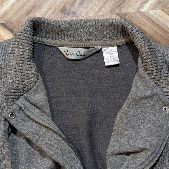 Vintage Unique Pierre Cardin‎ Bomber Sweater - Picture 3 of 12